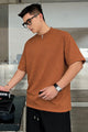 Plain Cotton Lycra Round Neck Tee