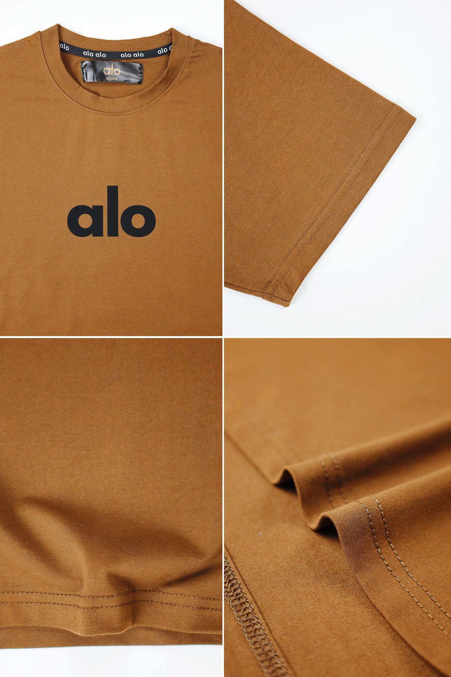 Alo 'The Icon' Geometric Graphic Crew Neck Tee