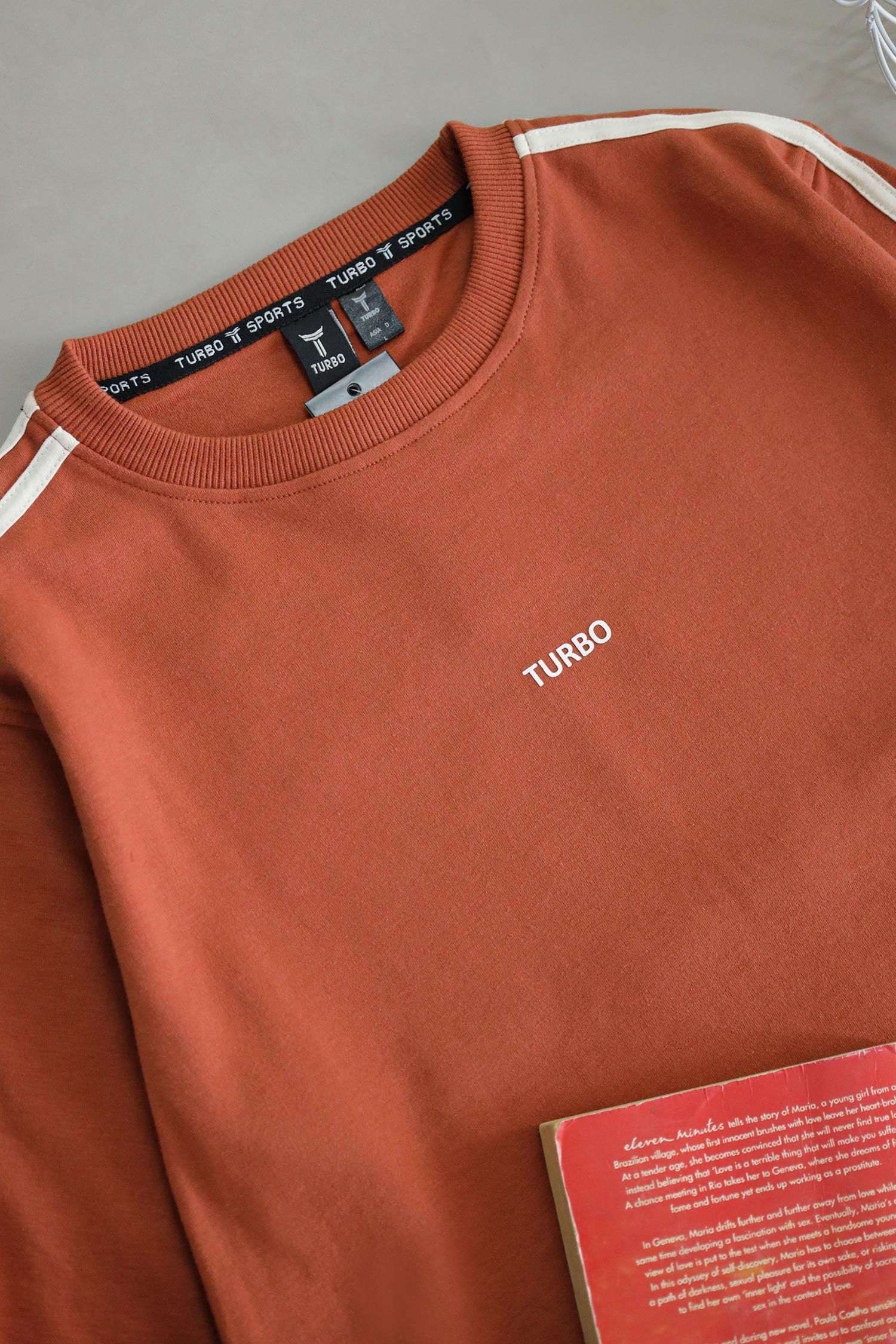 Turbo 3 Stripes Mock Neck Men's Sweatshirt