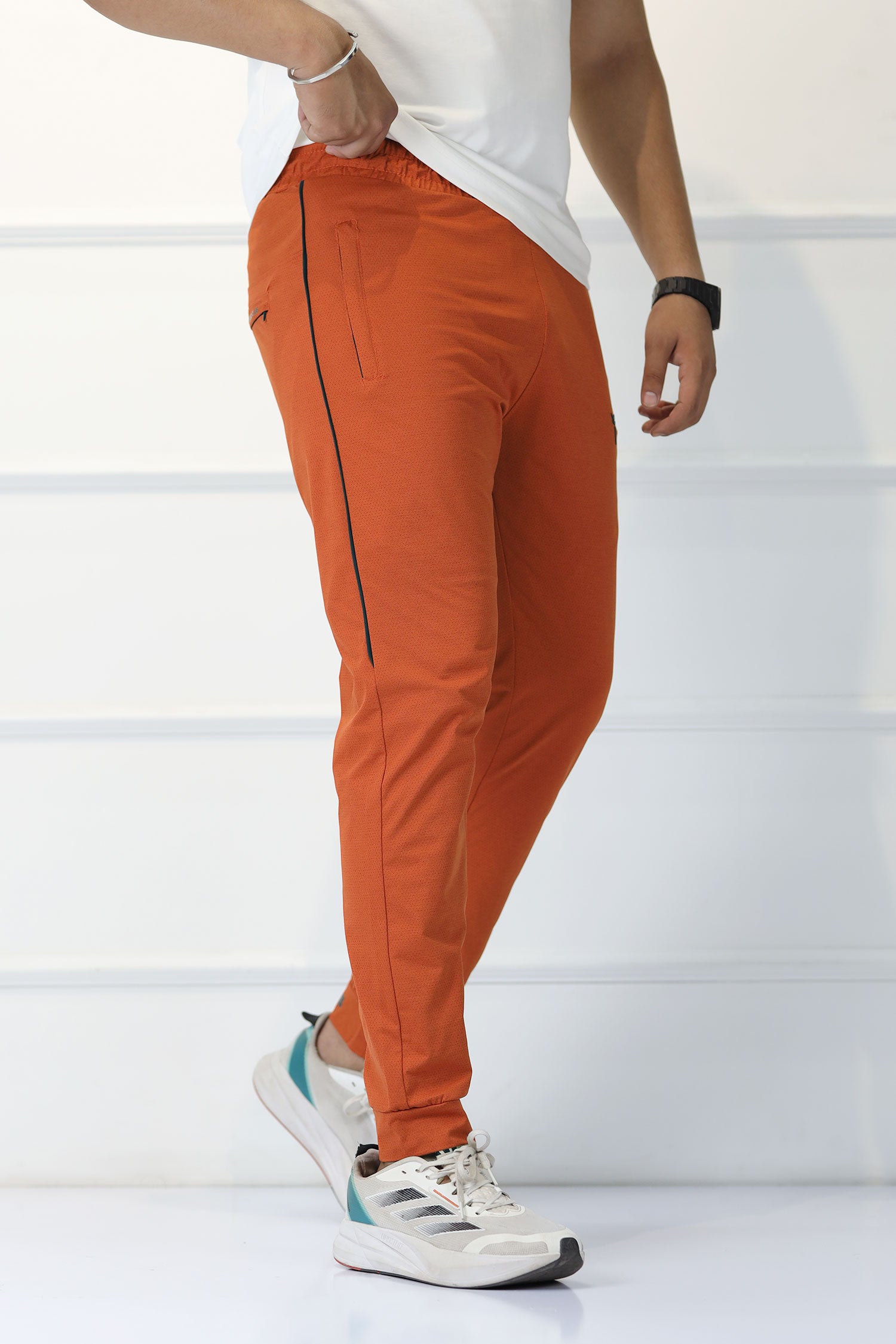 Turbo 'TRB Club' Side Striped Men's Dry-Fit Trouser