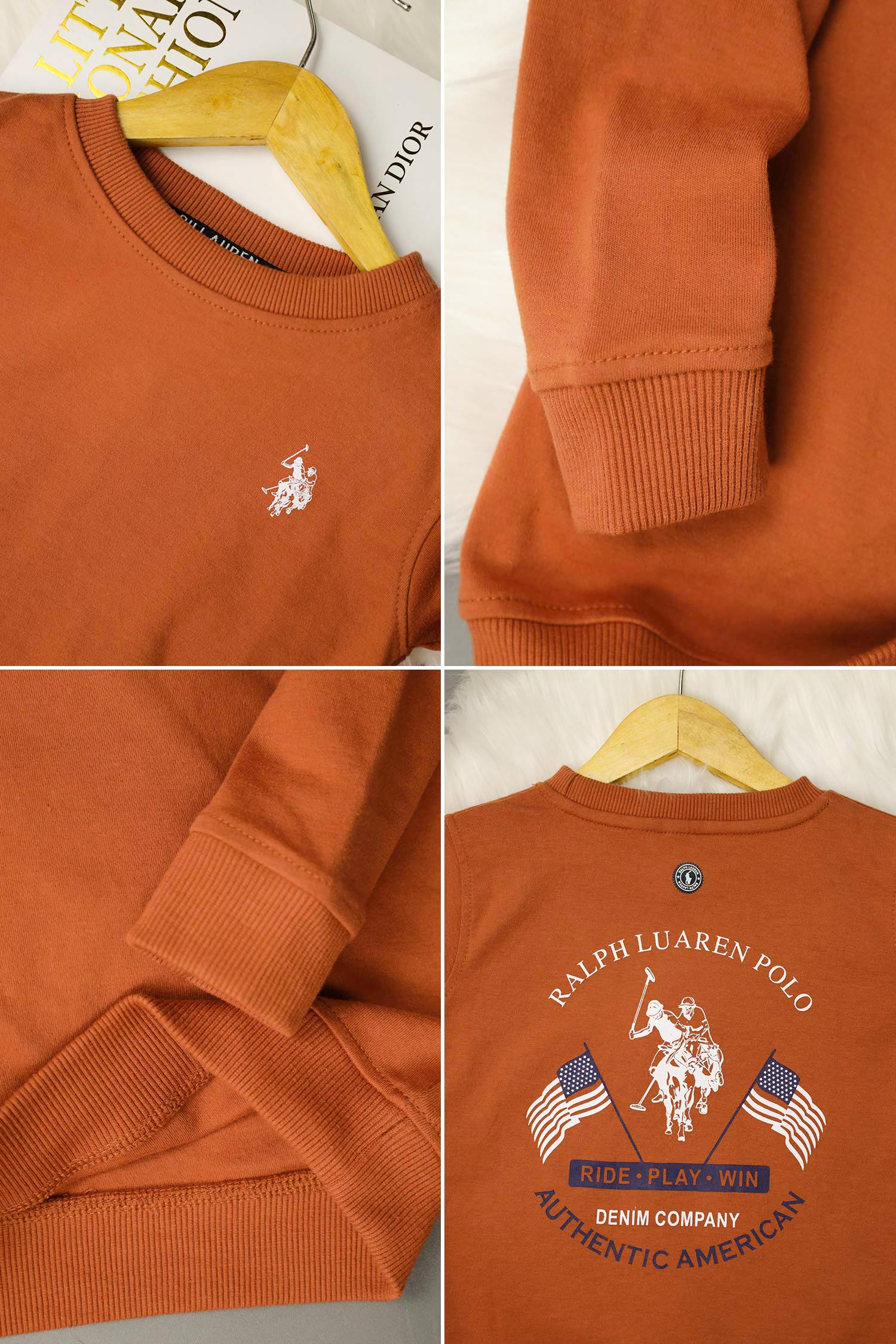 U.S. Polo Assn Round Neck Unisex Kids SweatShirt