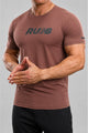 New Blnce Run Graphic Performance Dry-Fit Tee In Rust
