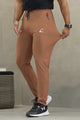 Gym Shrk Fitness Active Pro Men's Imp Dry-fit Trouser In Rust