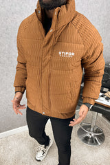 Stifr All Over Texture Padded Imported Puffer Jacket