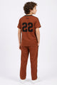 Turbo Rustic Rush Younger Kids Co-Ord Set In Rust