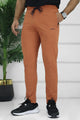 Turbo 'Running Club' Performance Series Men's Dry fit Trouser In Rust