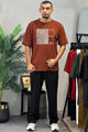 Nke Identity Print Men's Co-Ord Set In Rust