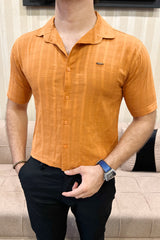 Turbo ShowOff Self Pattern Casual Shirt