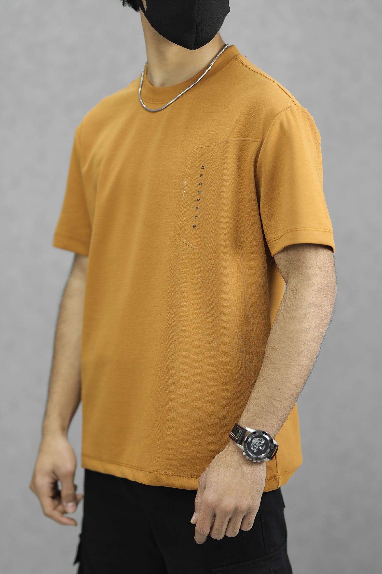 MidNight Half Sleeve Crew Neck Imported T-Shirt