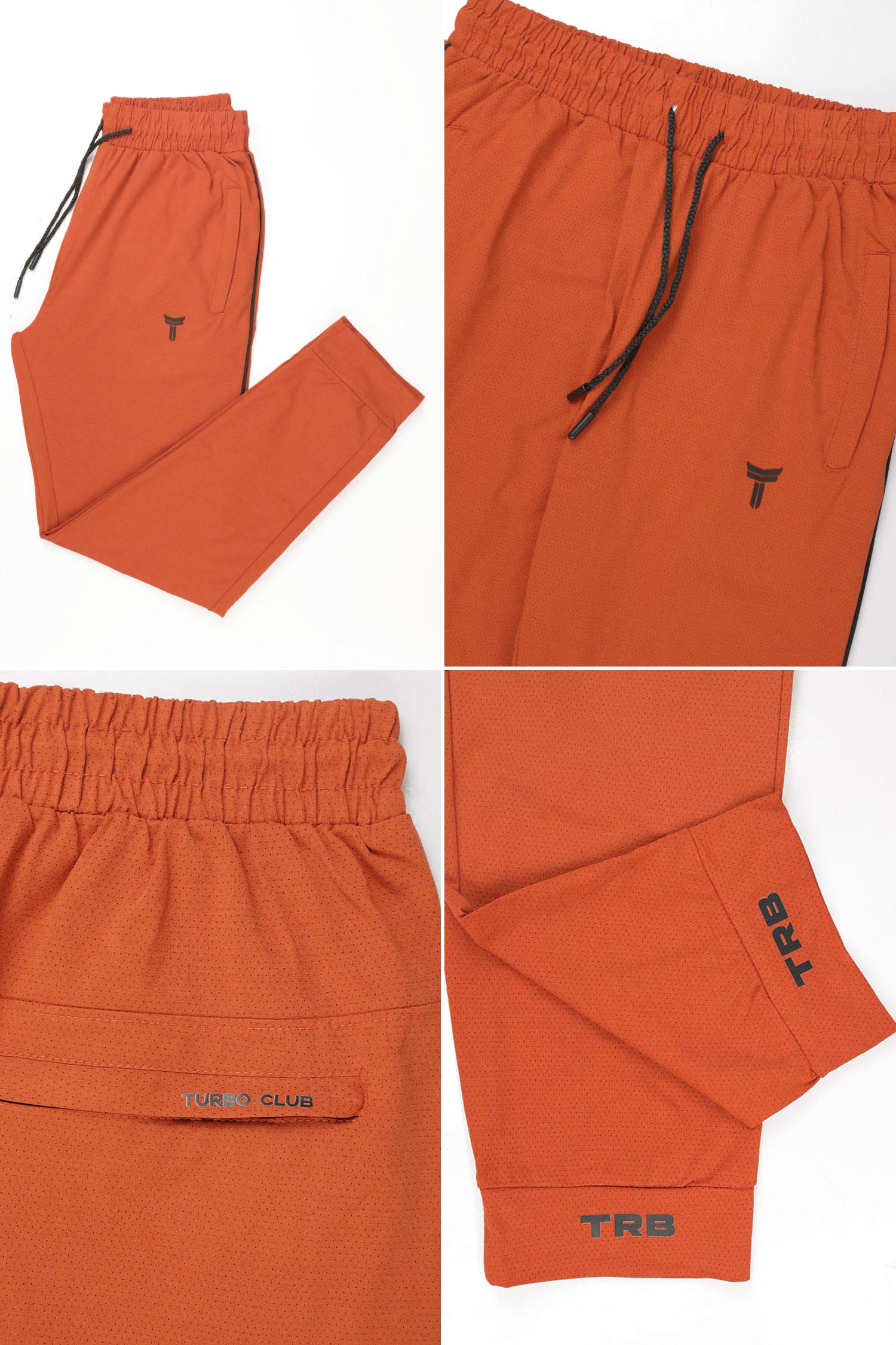 Turbo 'TRB Club' Side Striped Men's Dry-Fit Trouser