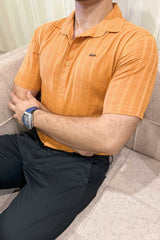 Turbo ShowOff Self Pattern Casual Shirt