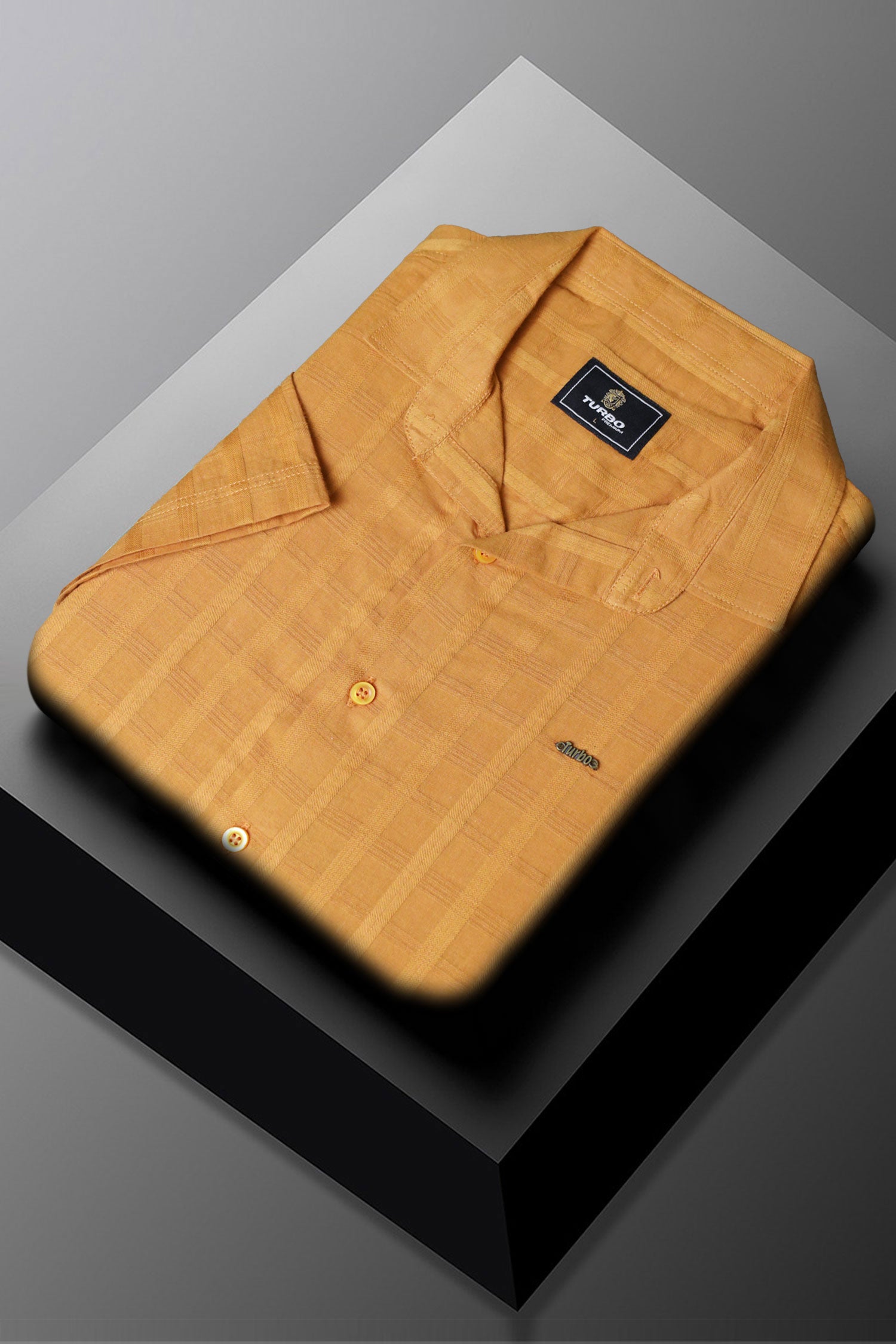 Turbo ShowOff Self Pattern Casual Shirt