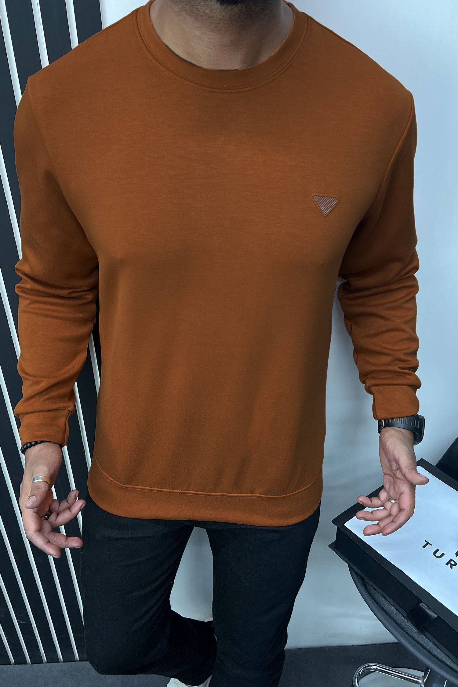 Relaxed Comfy Wear Imported Cotton Full Sleeves Men's Sweatshirt