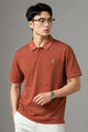 Turbo Jacquard Monogram Pattern Men's Polo T-Shirt*