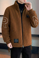 Men's Synthetic Shearling Imported Sherpa Puffer Jacket