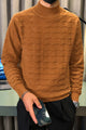 Turbo Geometric Pattern Imported Men's Sweater