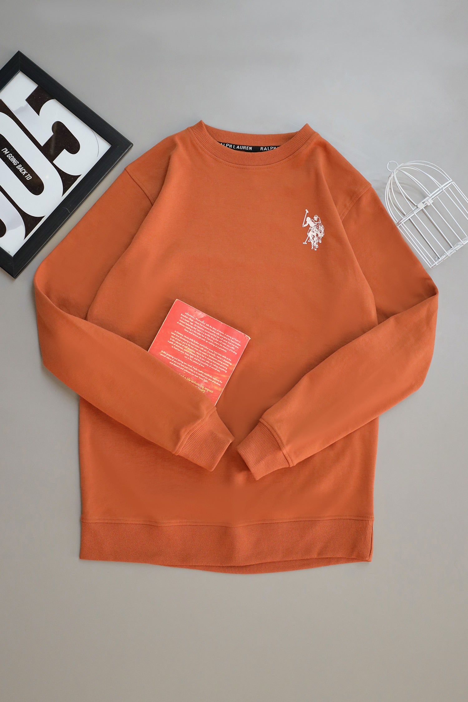 Rph Lren Neck Adele Round Neck Imported Men's Sweatshirt