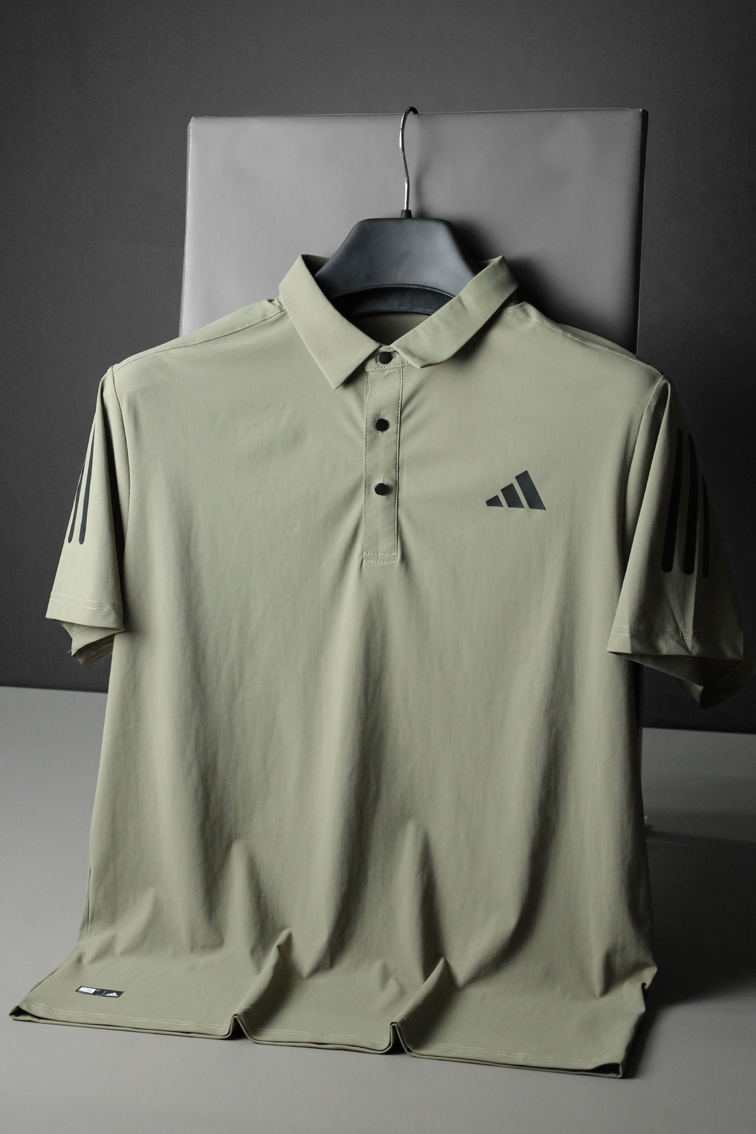 Adds Club Tennis 3-Stripes Dryfit Polo Shirt