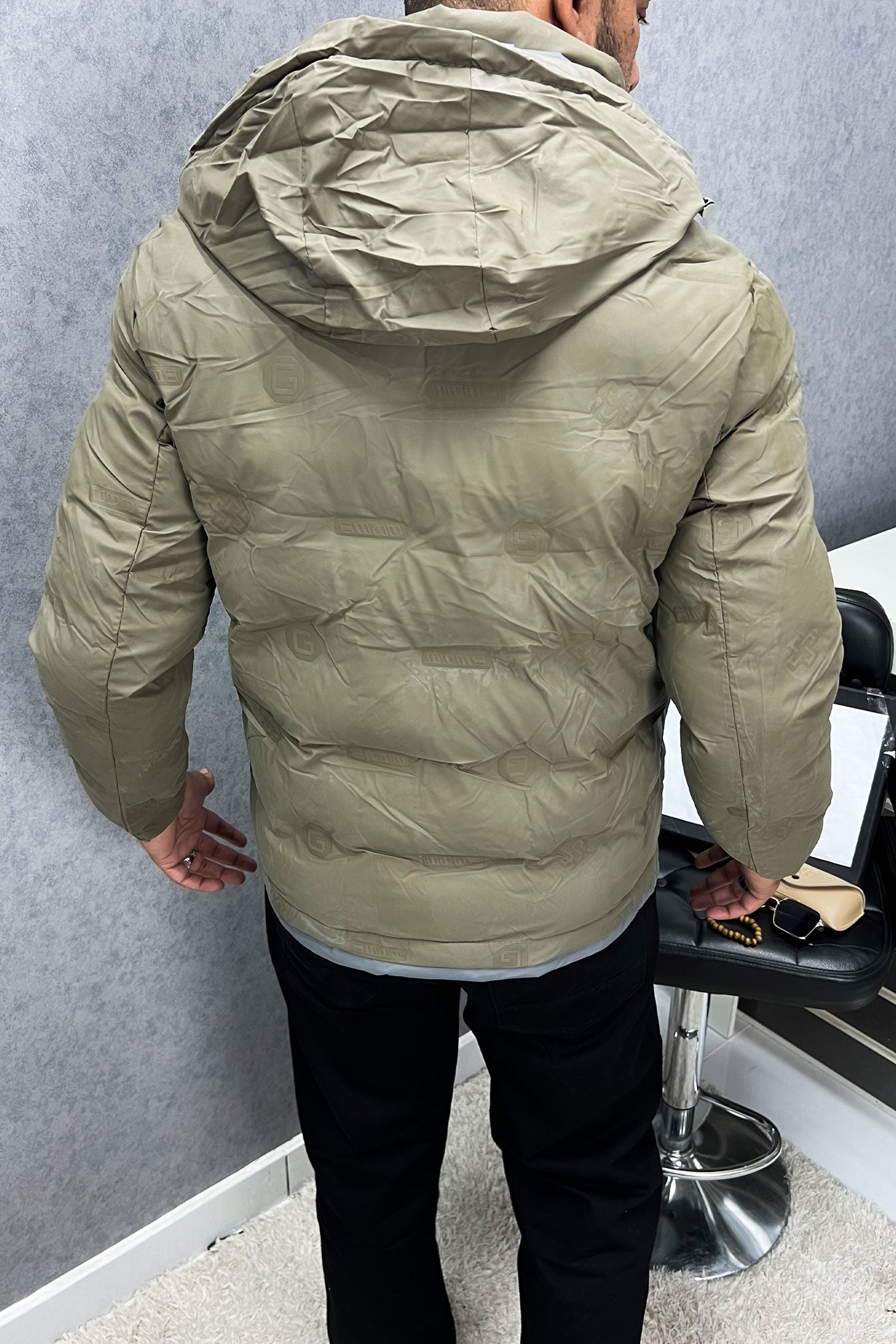 Contrast Tone Sides Padded Imported Puffer Jacket