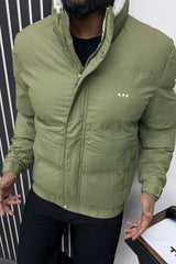 Premium Mock Neck Imported Puffer Jacket