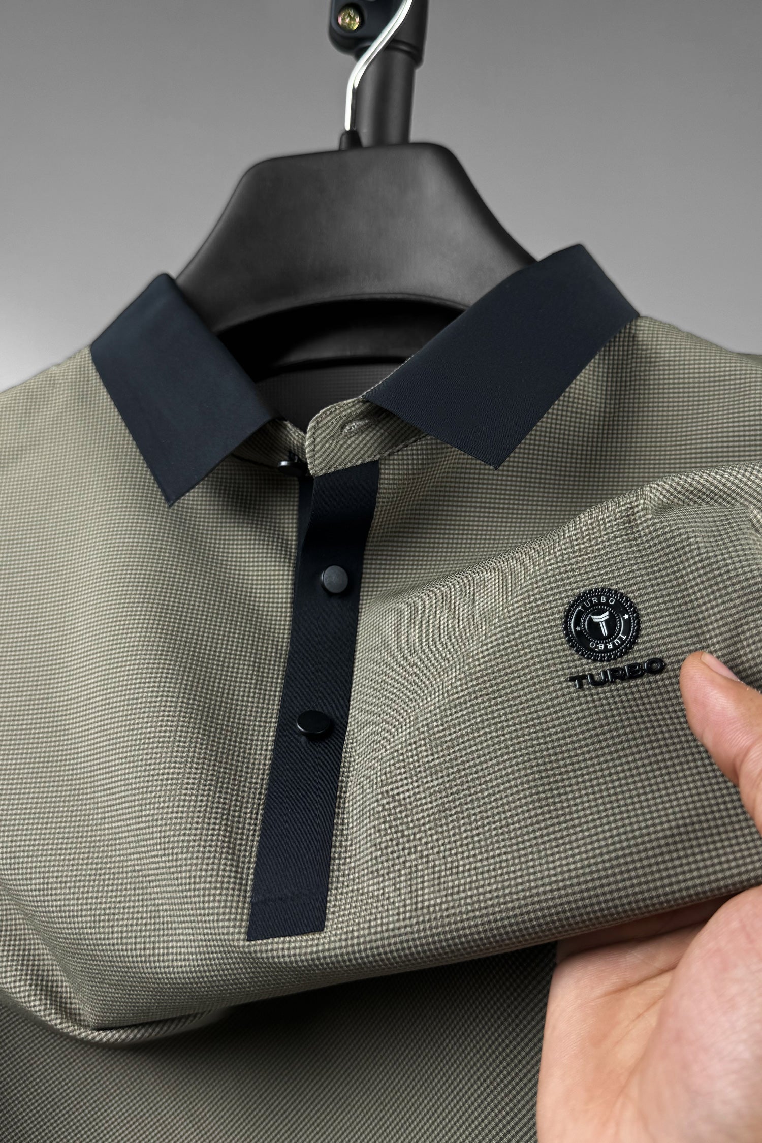 Turbo Vintage Crisp Textured Men's Polo Shirt