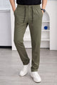 Men's Self Texture Straigt Fit Slim-Fit Trouser
