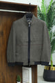 Stylish And Warmer  Imported Men's Woolen Jacket In Sage