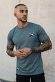 Pma Prominent Logo Style Imp Dry-Fit Tee In Slate Blue