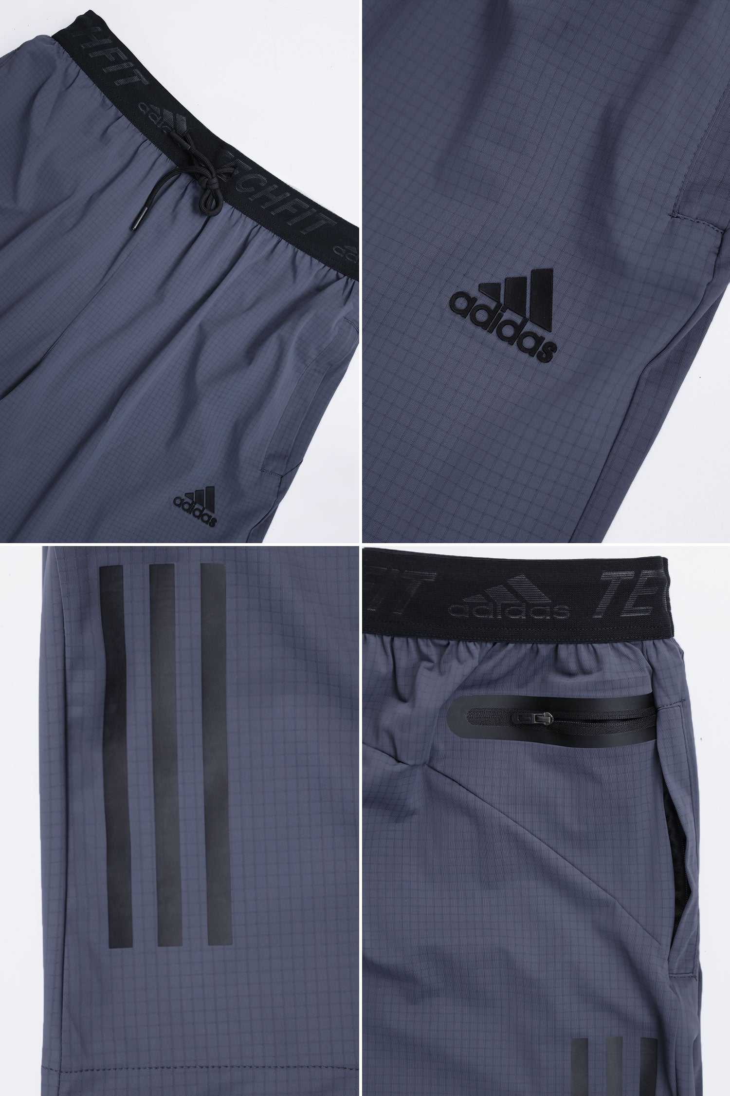 Adds Club 3-Stripes Tennis Shorts In Slate Blue