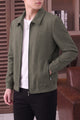 Turbo Fashionable Turn- Collar Imp Men's Wool Jacket In Sand Brown