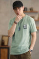 Mens Smart Essential Round Neck Tee In Sea Foam
