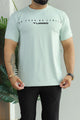Turbo Motivational Quote ClimaCool Dry-Fit Tee In Sea Foam