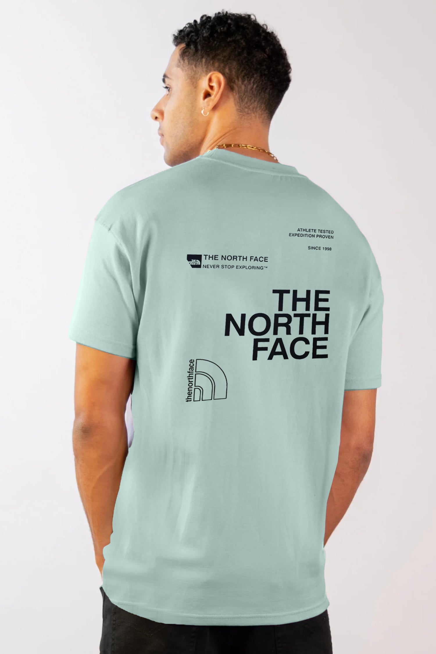 Th Nrth Fce Exploring World Crew Neck Tee