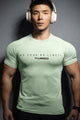 Turbo Motivational Quote ClimaCool Dry-Fit Tee In Sea Foam