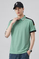 Men's Precision Stitch Polo T-Shirt In Sea Foam