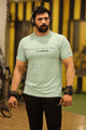 Turbo Motivational Quote ClimaCool Dry-Fit Tee In Sea Foam