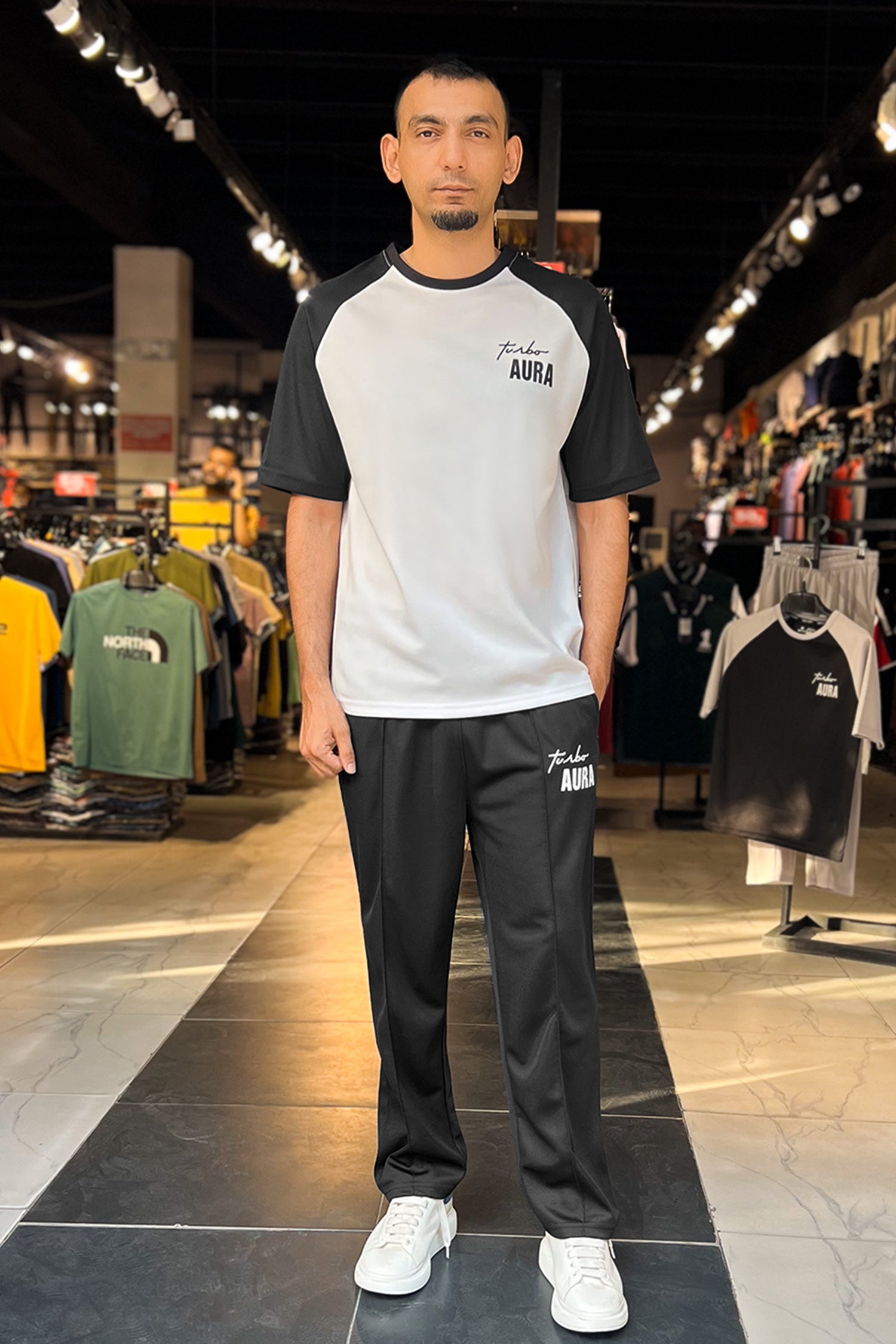 Turbo Aura Signature Typography Oversize Co-Ord Set