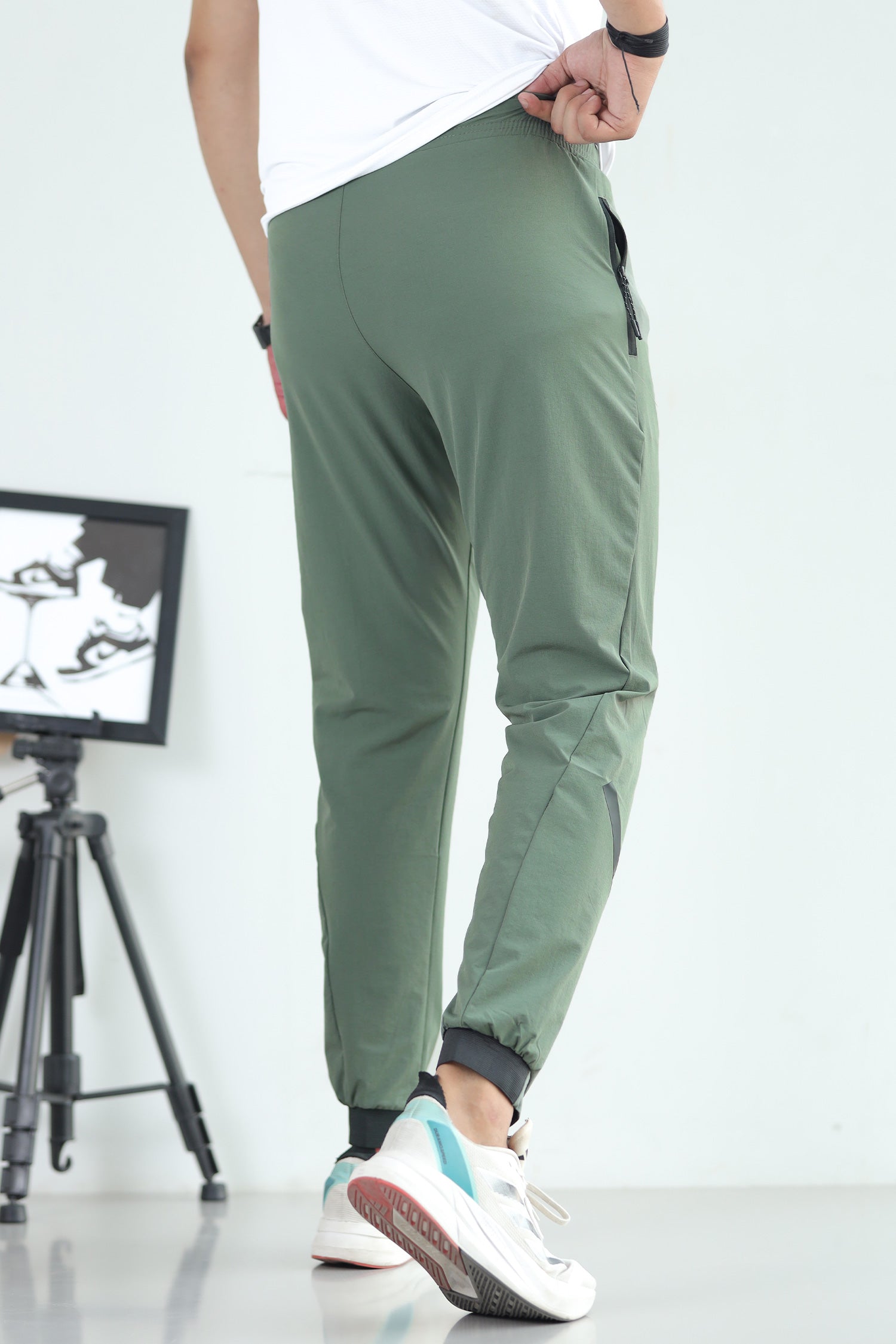 Adds Bottom Stripes Micro Premium Sportswear Trouser
