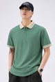 Turbo Rib Collared Style Men's Polo T-Shirt In Sea Green