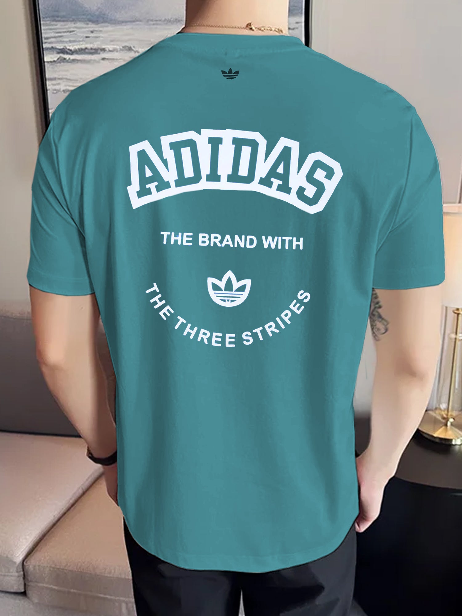 Adds AdiColor Signature Crew Neck Tee