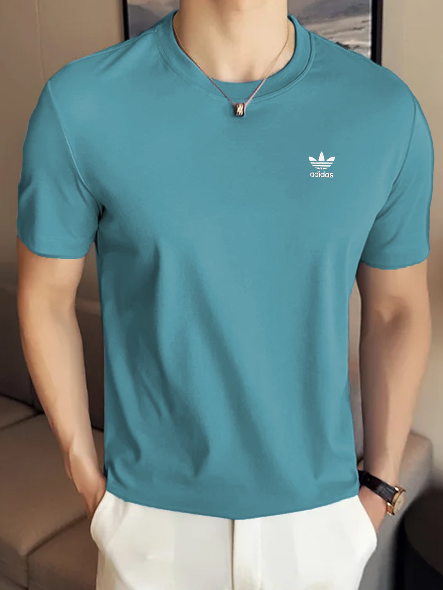 Adds AdiColor Signature Crew Neck Tee