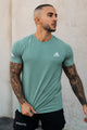 Adds Own the Run Energy Men's Imp Dry-Fit Tee In Sea Green
