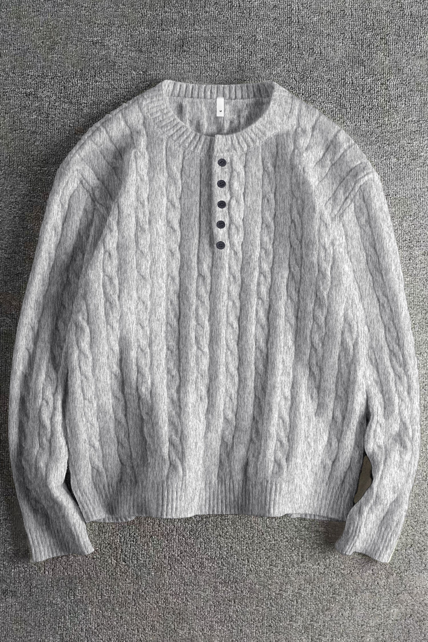 Turbo Cable Knit Jummper Imported Men's Sweater