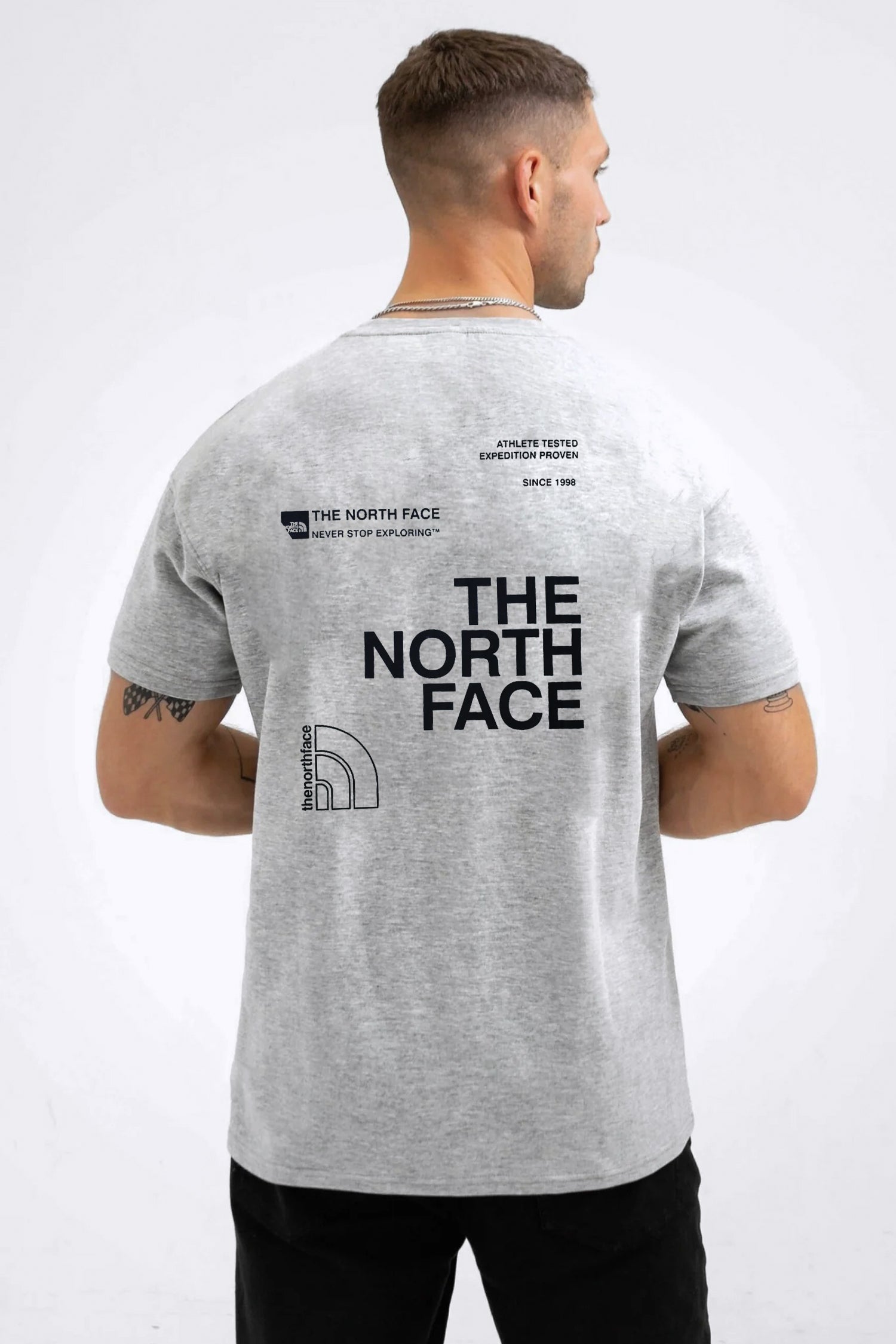 Th Nrth Fce Exploring World Crew Neck Tee