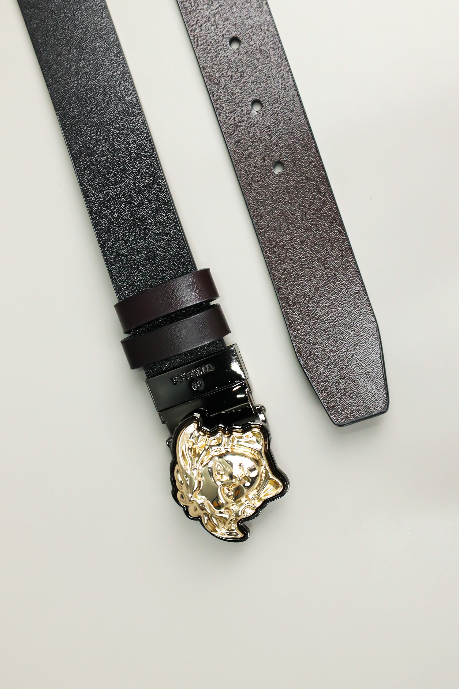Vrsce Metal Alloy Automatic Buckle Branded Belt