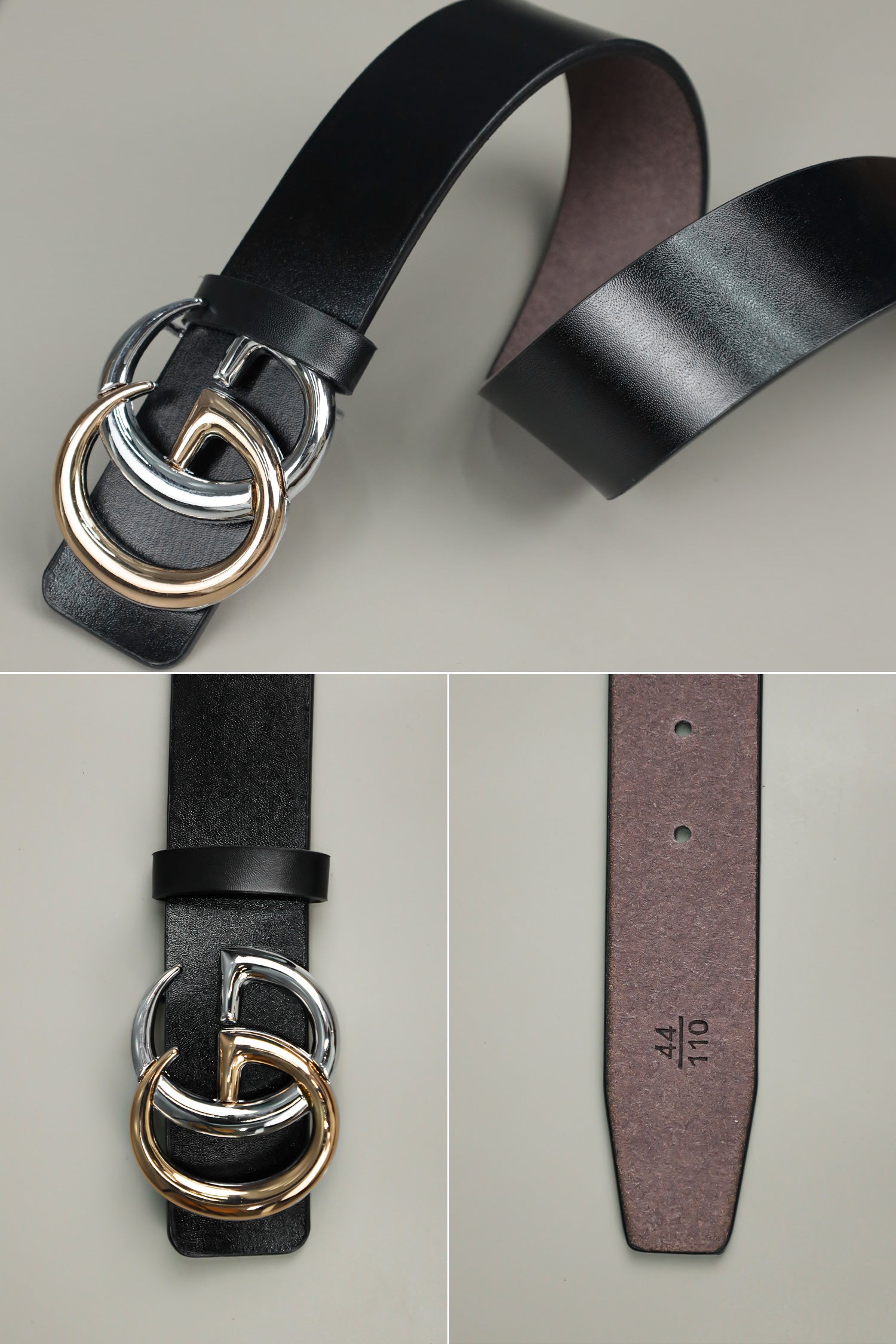 G Metal Alloy Automatic Buckle Branded Belt