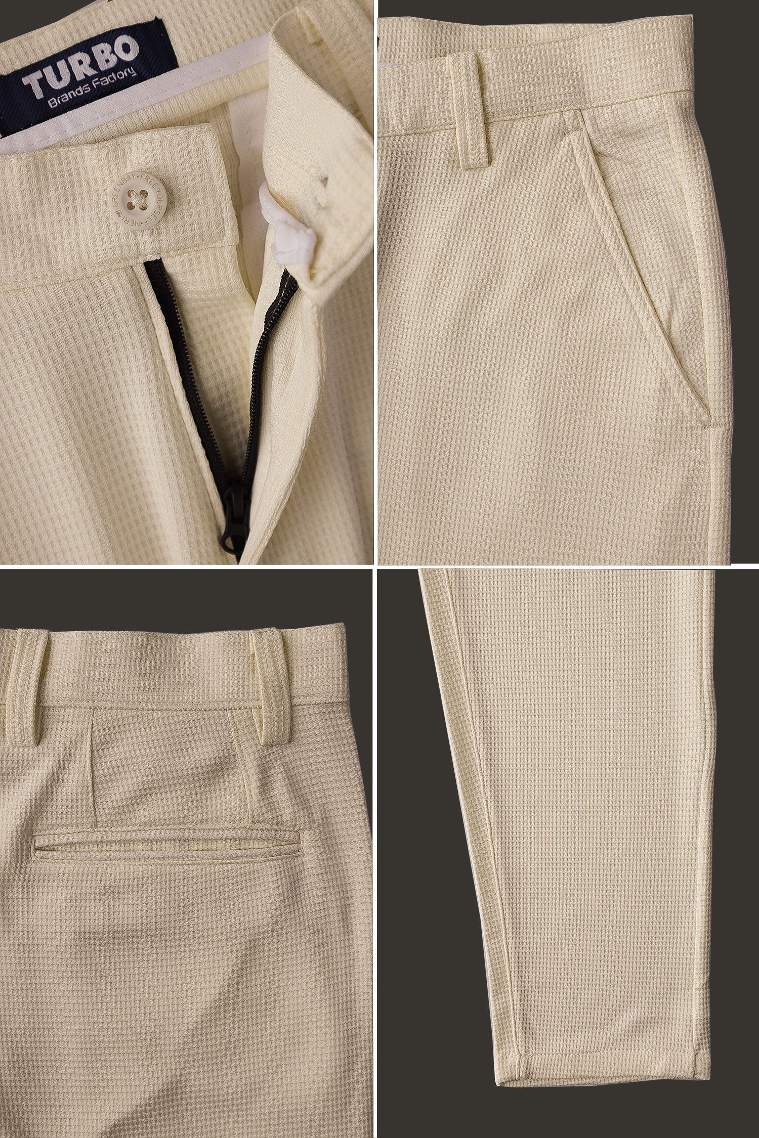 Turbo 'Apex' Elite Series Slimfit Waffle Pant