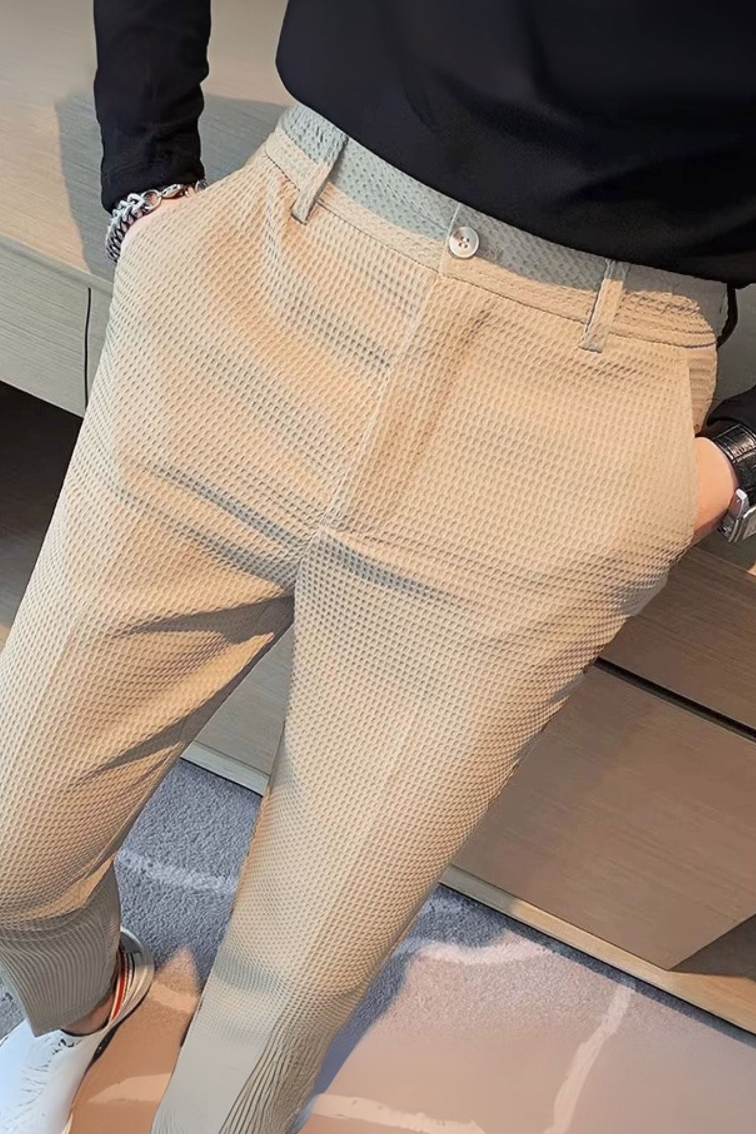 Turbo 'Apex' Elite Series Slimfit Waffle Pant