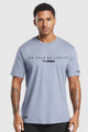 Turbo Motivational Quote ClimaCool Dry-Fit Tee In Sky Blue