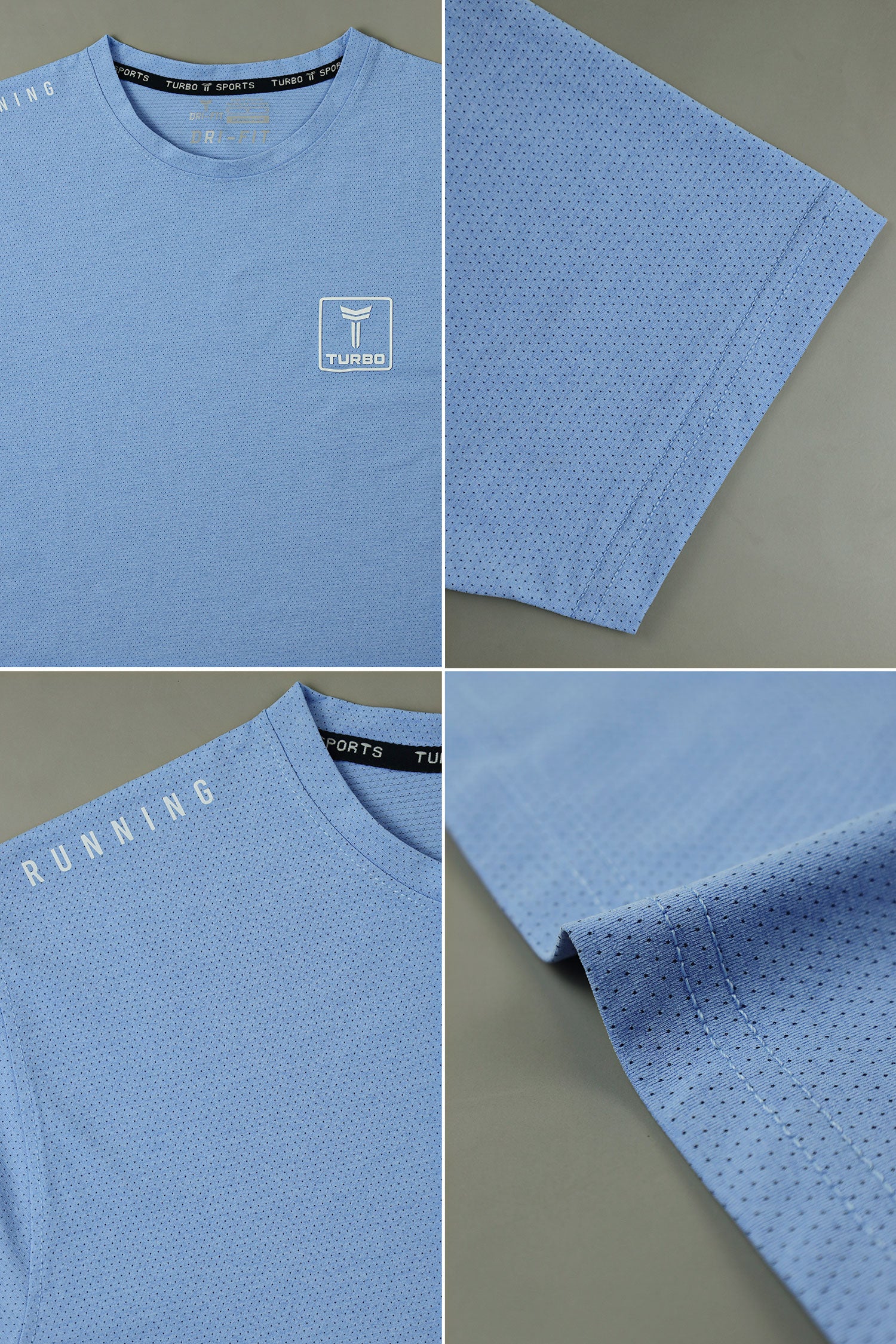 Turbo 'Aero-Flow' Perforated Running Dry-Fit Tee